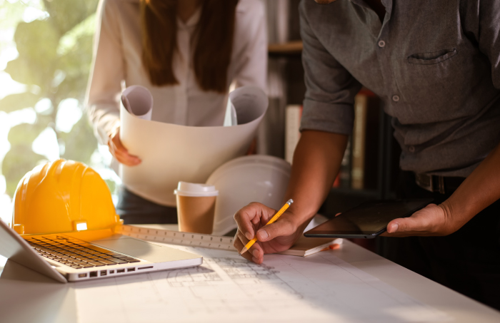 מדידות פנים - תמונת רקע - פלס מדידות