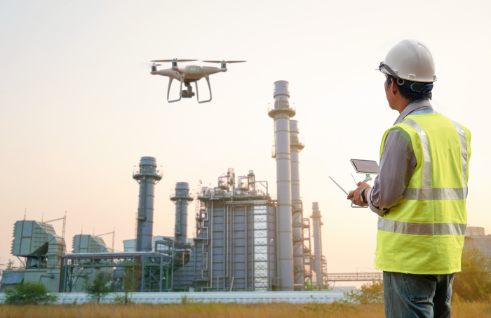 מדידות מרחפן - תמונת רקע - פלס מדידות