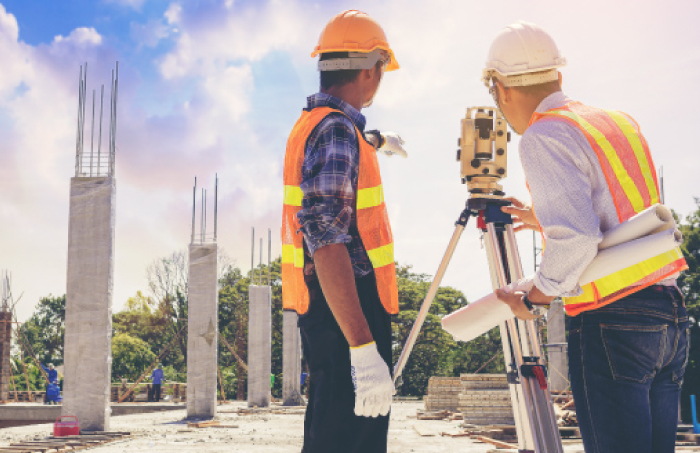 מדידות שטח - תמונת רקע - פלס מדידות